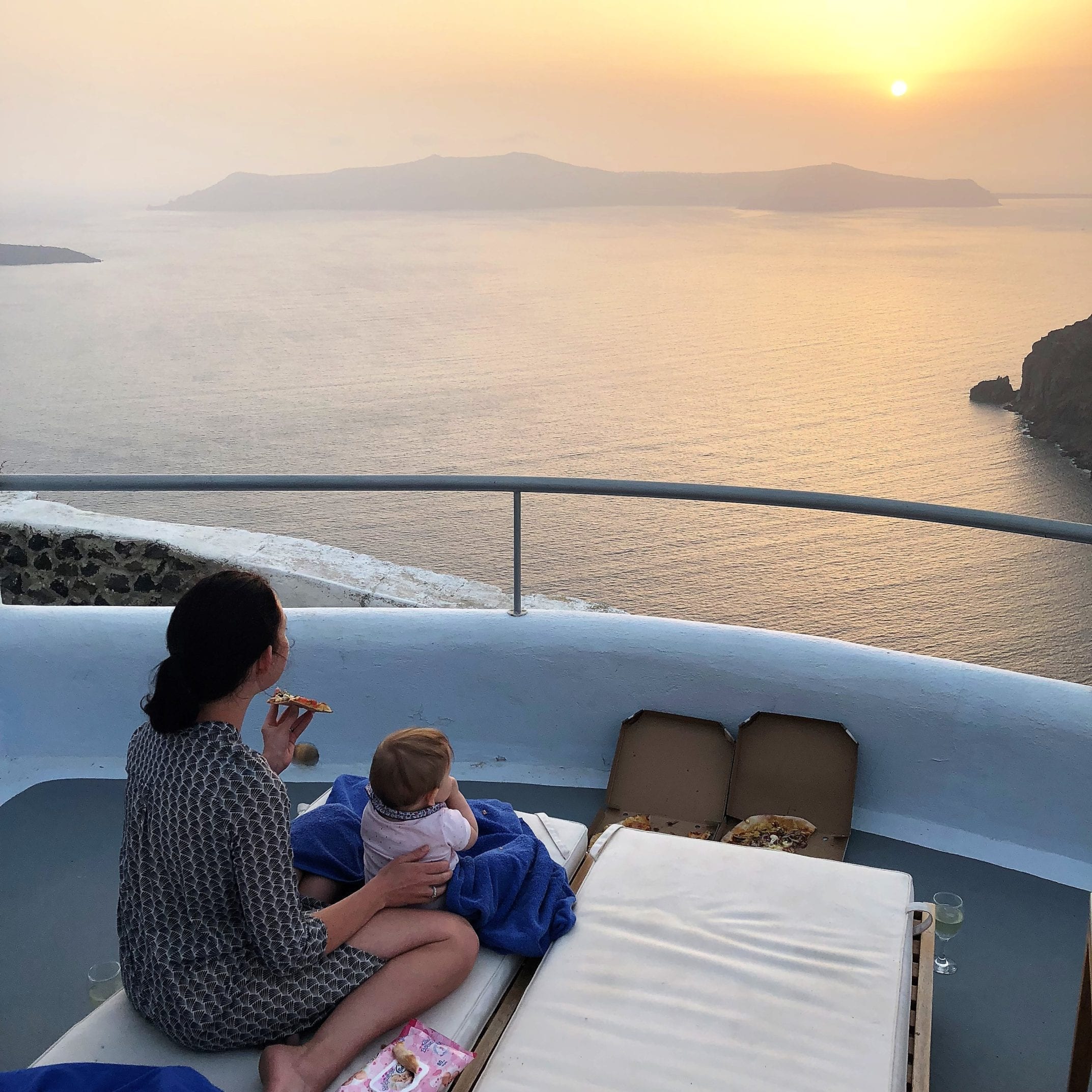 Santorini with a Baby