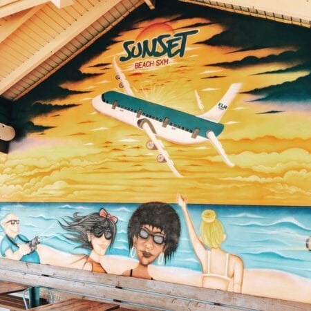 Sunset Beach Bar, St Maarten, Caribbean