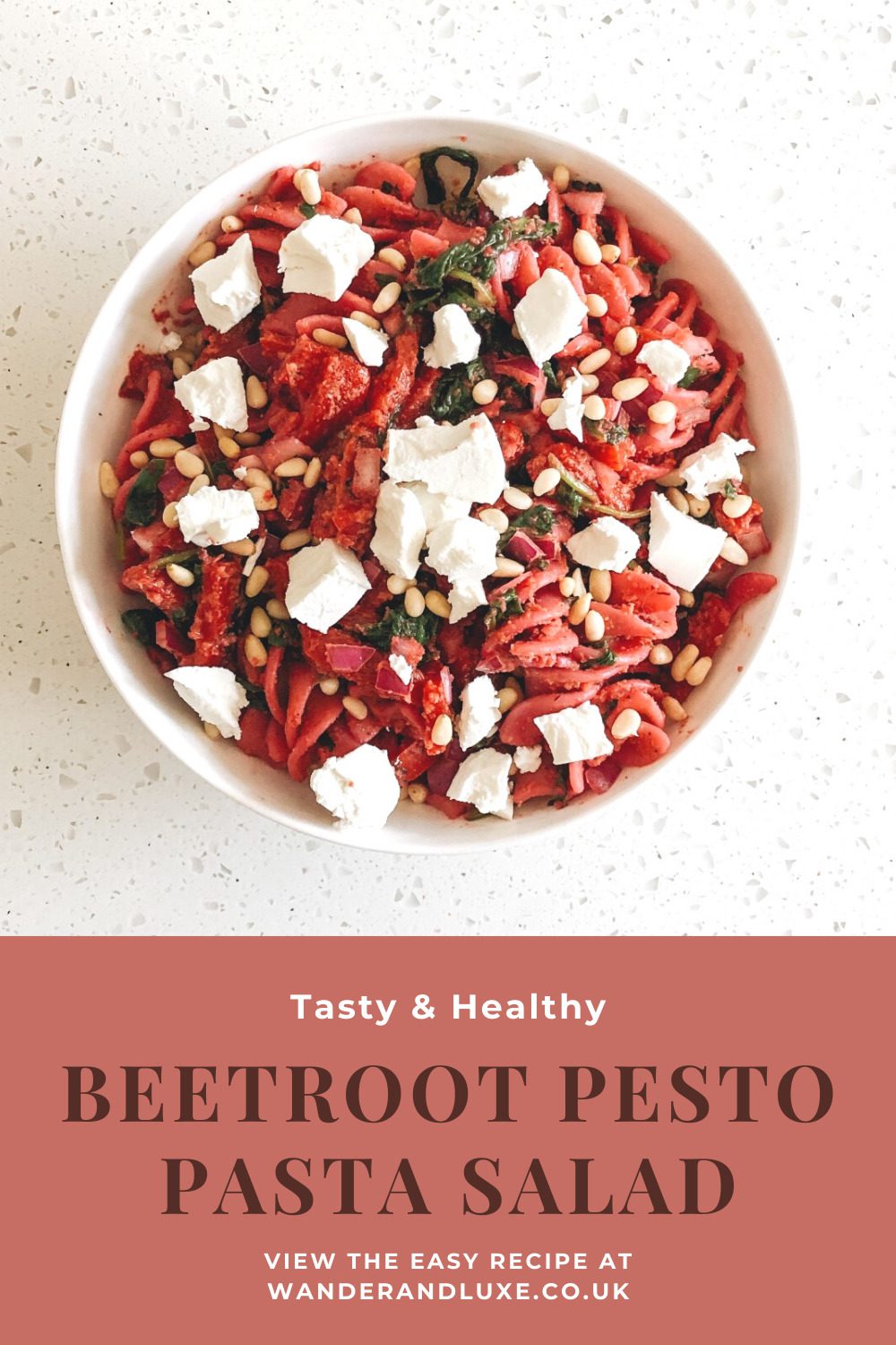 beetroot pesto pasta salad recipe