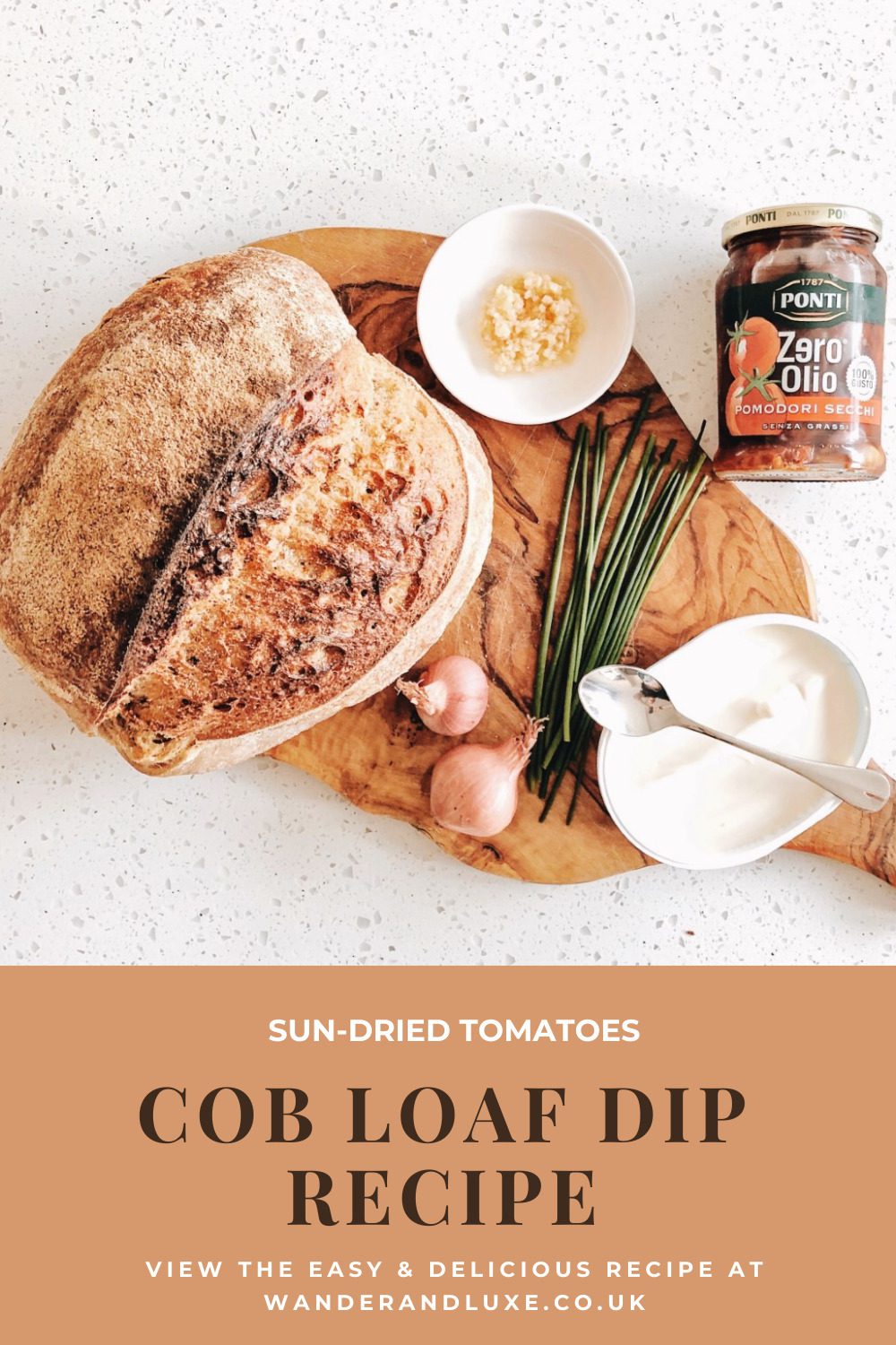 AMAZING SunDried Tomato Cob Loaf Dip Recipe