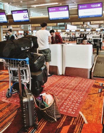 Flying business class