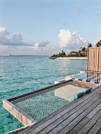 overwater villa Maldives family